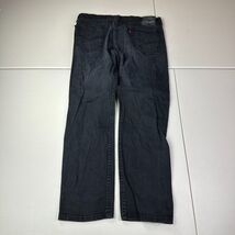 Levis 505 Mens 36x30 Black Regular Fit Straight Leg Denim Jeans *Missing... - €12,14 EUR