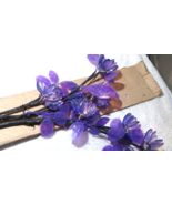 River of Goods Purple Daffodils LED Branch  Transparent Pedal Plastic Le... - $28.71