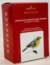 Hallmark  Lady Black-Throated Blue Warbler  Limited Edition  2020 Ornament - £33.31 GBP