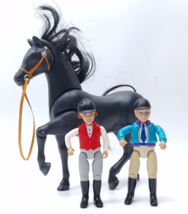 Mattel 2001 Loving Family Dollhouse Equestrian Horse Rider Boy Girl Teen Figures - £10.70 GBP