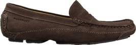 ROCKPORT Men&#39;s PENNY LOAFER Chocolate Leather Slip-on Casual Shoes Wide,... - $79.99