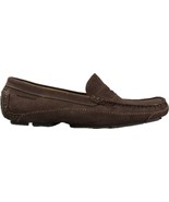 ROCKPORT Men&#39;s PENNY LOAFER Chocolate Leather Slip-on Casual Shoes Wide,... - £64.13 GBP