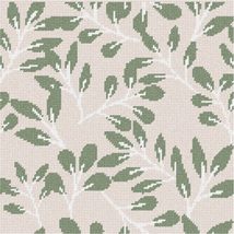 Pepita Needlepoint kit: Sage Branches 2, 10&quot; x 10&quot; - £62.54 GBP+
