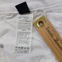 Shein Women’s White Cotton Blend Frayed Denim Skirt Size Large  image 4