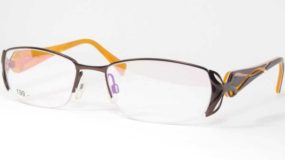 OU 43.445.02 Brown UNIQUE RARE EYEGLASSES GLASSES FRAME 53-17-140mm Germany - $93.47