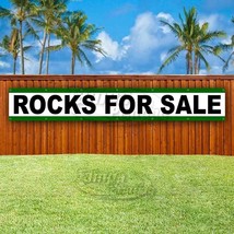 Rocks For Sale Advertising Vinyl Banner Flag Sign Large Huge Xxl - £22.65 GBP+