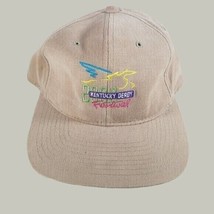 Kentucky Derby Mens Hat Strapback Adjustable 2000 Tan VTG - $15.04