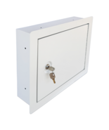 OPEN BOX Heavy-Duty In-Wall Safe with Key Lock for Secure Storage, Wall ... - $78.99