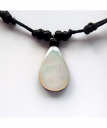 Necklace with mother-of-pearl pendant - Drop -  Fits Always - $9.44 CAD