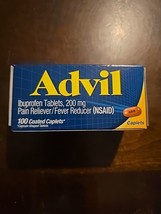 Advil Ibuprofen Tablets, 200 mg, 100 Coated Caplets (BN15) - £11.71 GBP