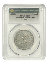 (1800) Washington Funeral Urn Medal PCGS AU50 (White Metal) - £4,781.42 GBP