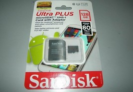 New San Disk Ultra Plus Micro Sdxc UHS-I Card 128 Gb - £42.98 GBP