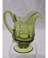 Vintage FOSTORIA 6&quot; Mini Pitcher Creamer ARGUS GREEN Stem 2770 - Circa 1... - $205.84 MXN