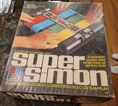 Vintage 1979 SUPER SIMON Says Milton Bradley MB Electronic Game Complete *READ* - £55.91 GBP