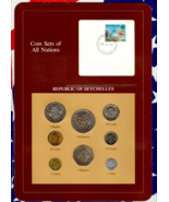 Coin Sets of All Nations Seychelles 1977 UNC  8 coins post mark  1983 - $311.74 MXN