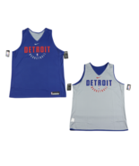 New Nike NBA Detroit Pistons Player Issue Training Jersey Vest Reversibl... - $1,673.96 MXN