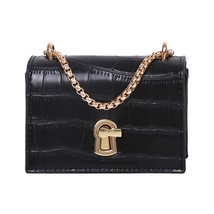 Women Pure Mini Chain Shoulder Bags PU Leather Casual Messenger Crossbody Bag PU - $19.19