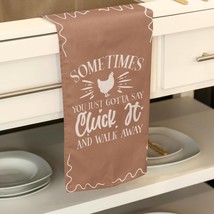 Cluck It Tea Towel Funny Farmhouse Kitchen Gift Rustic Dish Towel Cookin... - $416.85 MXN