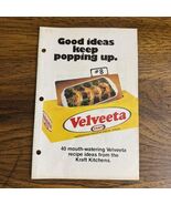 1979 Kraft Velveeta Recipe Booklet Cookbook Cheese Ideas Ephemera Pamphlet - $275.51 MXN