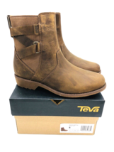Teva Ellery Waterproof Ankle Boots- Pecan Leather, US 5 / EUR 36 - £52.05 GBP