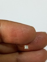 10k Yellow Gold Nose pin Stud Ring Ruby,Black,White Blue Cubic Zirconia ... - $21.41+