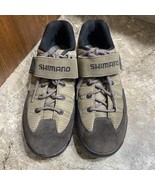 Shimano Size 7 US 40 EUR Cycling Trail Mountain Bike Shoes Brown - $34.17 CAD