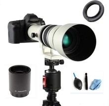 Jintu 500Mm/1000Mm F/8 Manual Telephoto Lens For Canon Slr 2000D 4000D 90D 80D - £122.16 GBP