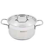 Korkmaz Alfa 2 Piece 3.5 Liter Stainless Steel Casserole Dish with Lid - £66.35 GBP