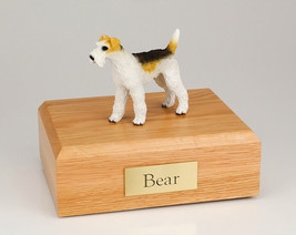 Fox Terrier Pet Funeral Cremation Urn Available in 3 Different Colors &amp; ... - £133.54 GBP+