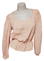 A.N.A Small &#39;a New Approach&#39; Orange &amp; White Daisies Cropped Shirt Bust 36 - £11.93 GBP