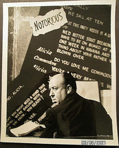 Alfred Hitchcock:Dir: Notorious:(Rare Original Vintage Publicity Photo) - £177.83 GBP