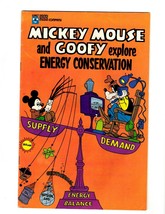 Mickey Mouse and Goofy Explore Energy Conservation VINTAGE 1978 Disney Comics - £7.76 GBP