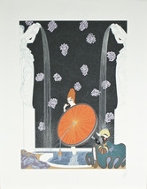 &quot; Bagno Di The Marque &quot; Da Erte Firmato Artista Prova Ap Litografia 24 &quot; x18 - £2,018.30 GBP