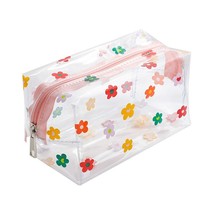 Kawaii Cute Transparent Cosmetic Bag Large Capacity Portable 2022 New Print Frui - £12.71 GBP