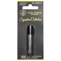John James Signature Collection Milliners Size 10 Needles 25 Count - $17.95