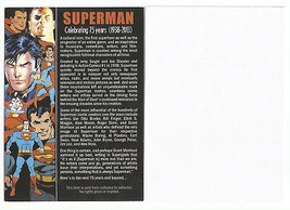 Superman BLANK COVER Comic Art Sketch / Signature Autograph Card / Man of Steel - £9.66 GBP