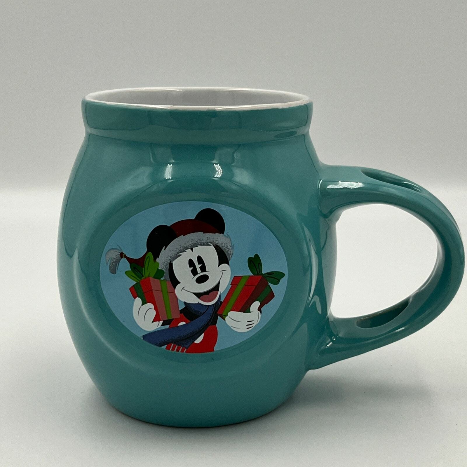 Frankford Winter Christmas Disney Mickey Mouse Cocoa Coffee Tea Ceramic ... - $12.99