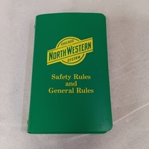 Chicago North Western System Railroad Safety Rules Book 1987 Vinyl Binde... - $18.95