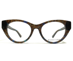 GUESS by Marciano Eyeglasses Frames GM0362-S 092 Brown Blue Round 49-18-140 - $84.14