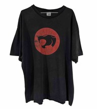 Thundercats Graphic Logo T-Shirt Mens Size 2XL Black Red Vintage - £19.51 GBP