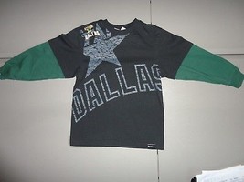 Vtg NHL Dallas Stars Black Reebok 55-45 Hockey LS Jersey Shirt Youth S (8) nice - £13.79 GBP