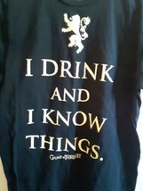 Game Of Thrones I Drink And I Know Things T Shirt Size Medium - $14.84