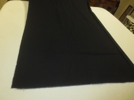 2280. Black CREPE-LIKE Polyester Blend Apparel Lined Fabric - 60&quot; X 4.5 Yds. - £12.06 GBP