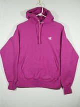 Champion Reverse Weave Vintage Purple Hoodie Sweater Size Small - £19.65 GBP