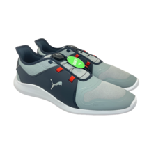 Puma Men&#39;s Ignite Fasten8 Disc Golf Shoes Silver/Navy Size 14M - $94.99