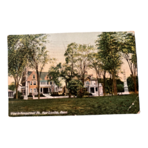 New London Connecticut Postcard View in Hempstead Park Houses Trees Posted 1908 - £7.85 GBP