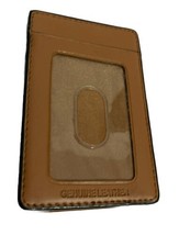 Men’s  Credit Card / Business Card Brown Leather Flip Wallet  - $7.49