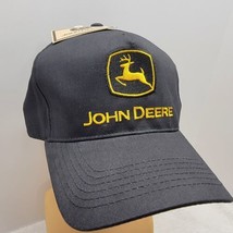 John Deere Tractors Black Snapback Hat Cary Francis Group One Size - NEW... - $17.81