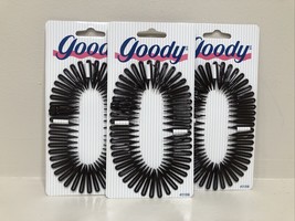 3 LOT of Goody Flexible Comb Headband Head Band Hair Tie Accessories pony tail - £5.44 GBP