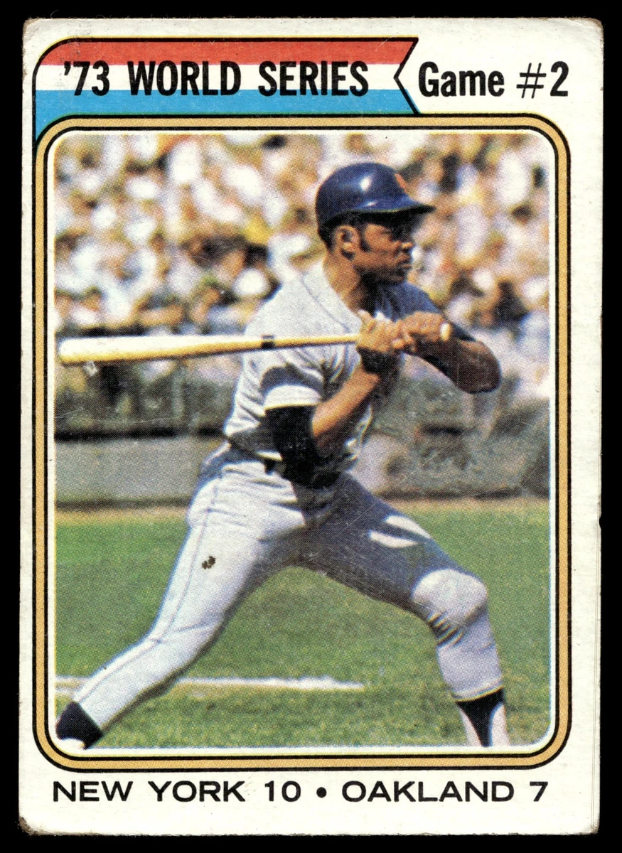 1974 Topps &#39;73 World Series Game #2 #473 New York Mets - $8.49